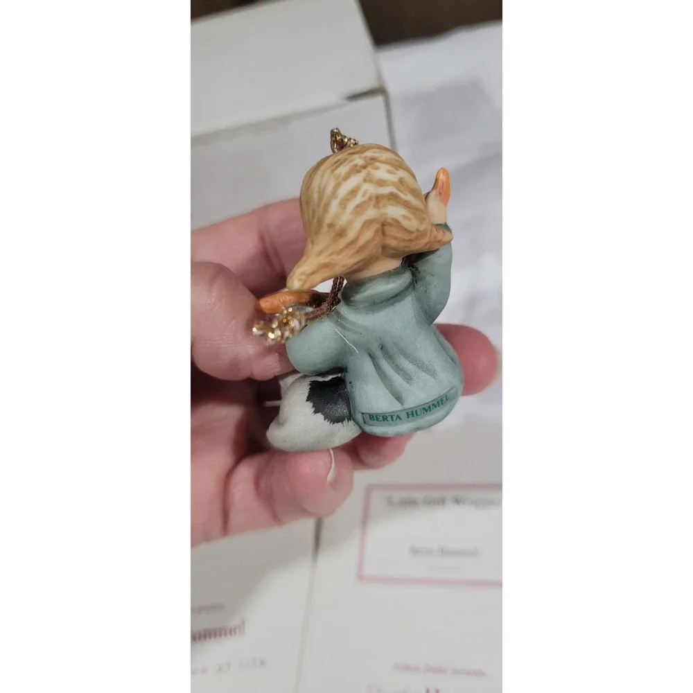Studio Hummel Ornaments Set Of 4 With Certificate Of Authenticity